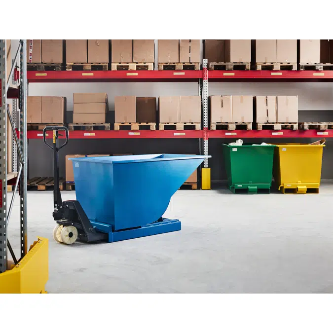 Auto self tipping skip AZURE 1235x840x750mm, 300L