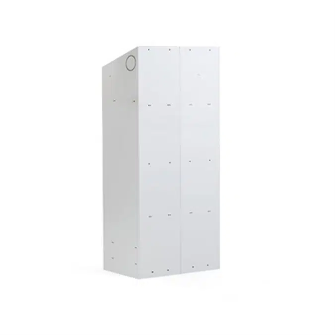 Clothing Locker Classic 400mm Sloping Roof 2 Sections