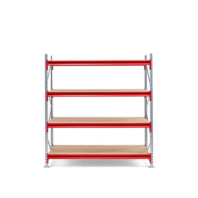 Widespan shelving TOUGH 1800x2000x1000mm Wooden shelves