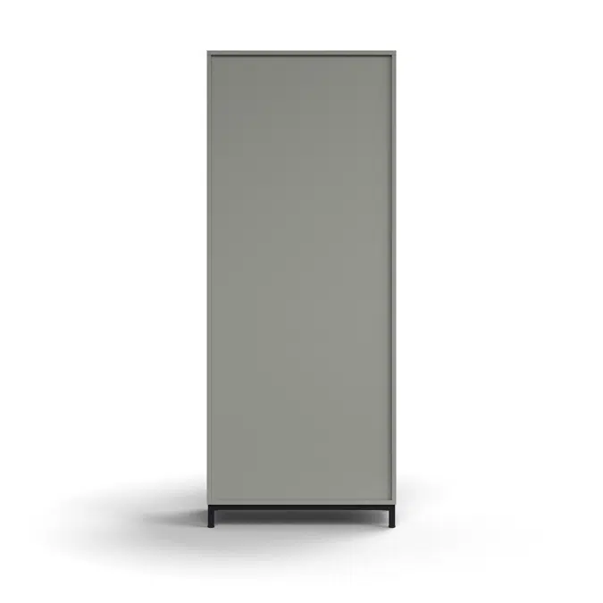 Cabinet QBUS, 4 shelves, leg frame, handles, 2020x800x420 mm