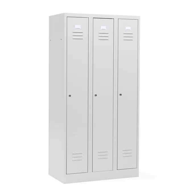 Clothing locker CAMPUS 3 doors 1800x900x500mm