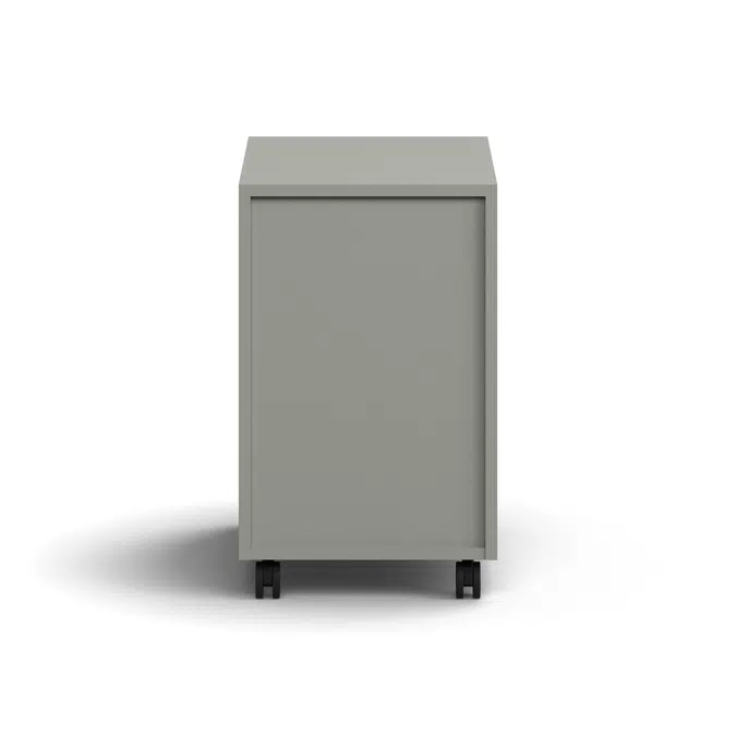 Mobile pedestal QBUS, 4 drawers incl. handles, lockable