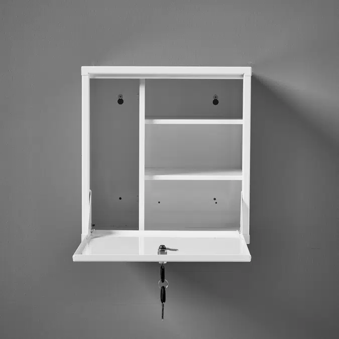 Medicine cabinet CURE 400x380x285mm electronic lock