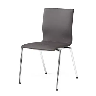 Conference chair WHISTLER No armrests, dark grey