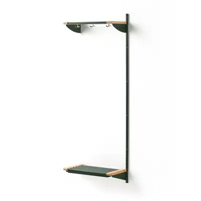 Cloakroom JEPPE with hat shelf add-on unit 1790x600x310mm