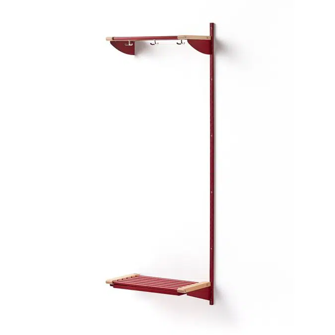 Cloakroom JEPPE with hat shelf add-on unit 1790x600x310mm