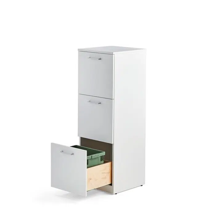 Waste sorting unit FAHRENHEIT 3 drawers