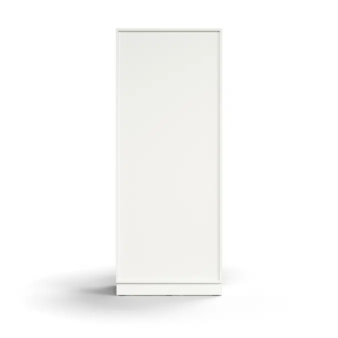Cabinet QBUS, 4 shelves, base frame, handles, 2020x800x420 mm