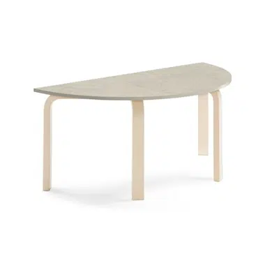 Table ELTON semi circular 1200x600x530