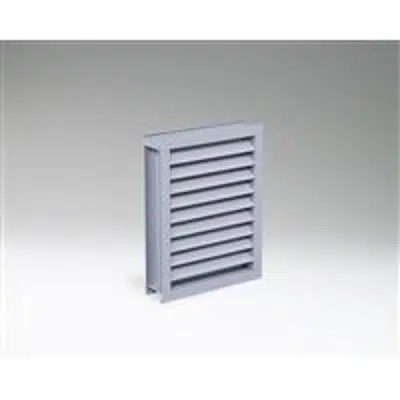 Image for Ruskin Aluminum Stationary Sightproof Louver ELF40V