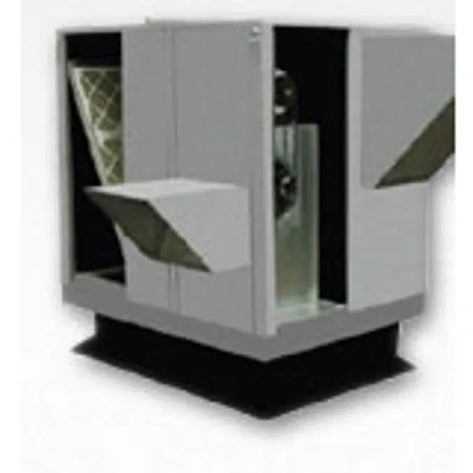 D-02 Series Stand alone ERVs Down Discharge Duct Arrangements