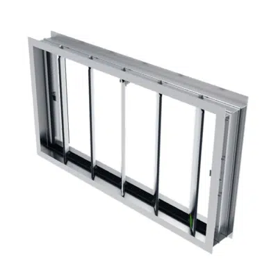 изображение для High-performance Control Damper Extruded Aluminum | Vertical Airfoil Blade Class 1A Leakage CD450V
