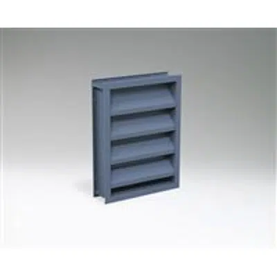 Image for Ruskin Aluminum Stationary Sightproof Louver ELF40Y