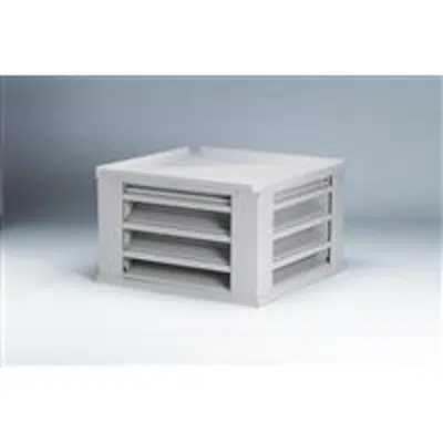 Image for Ruskin Louvered Hurricane Penthouse PHB6375DXD