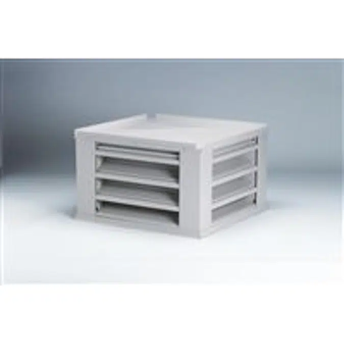 Ruskin Louvered Hurricane Penthouse PHB6375DXD