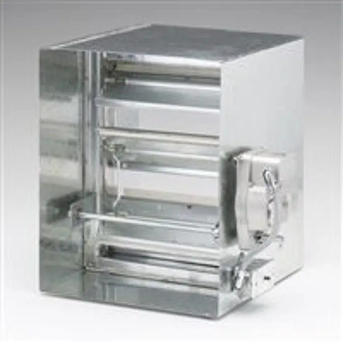 FSD36SS 1-1/2 hr V-Groove Blade Combination Fire/Smoke Damper