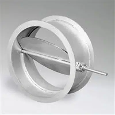 billede til Ruskin CDR92 Heavy Duty Round Industrial Control Damper