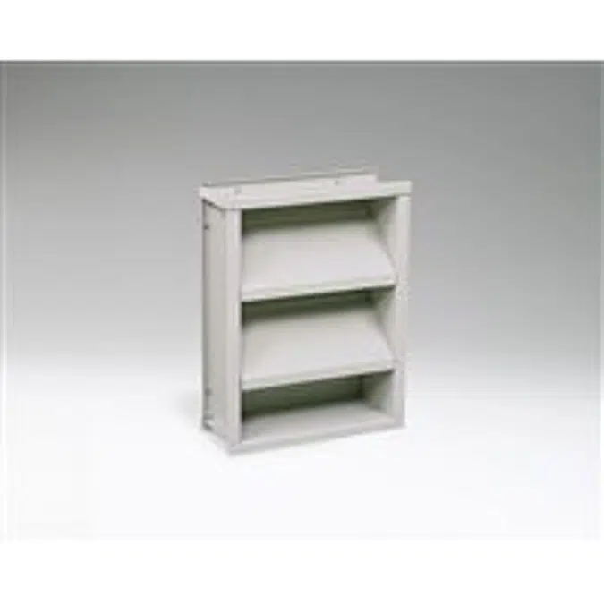 Ruskin Steel Stationary Weatherproof Louver L6811