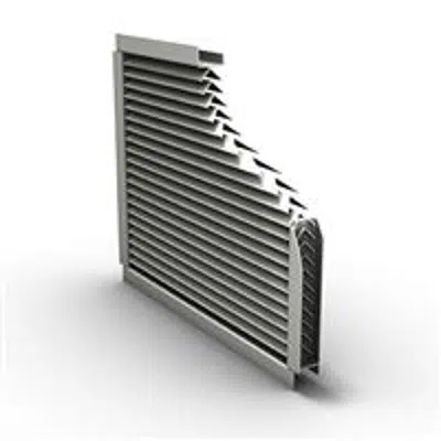 bilde for XP500 Aluminum Extreme Weather Louver