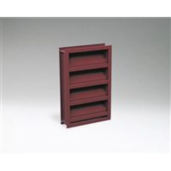 Ruskin Aluminum Stationary Drainable Louver ELF811DD