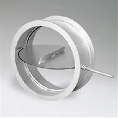 imazhi i Ruskin CDR82 Medium Round Industrial Control Damper