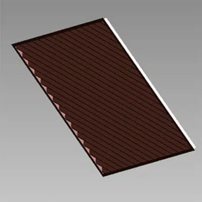 billede til ELT: Stationary Louvers, Triangular And Trapezoidal Shapes, Extruded Aluminum, Shape - G
