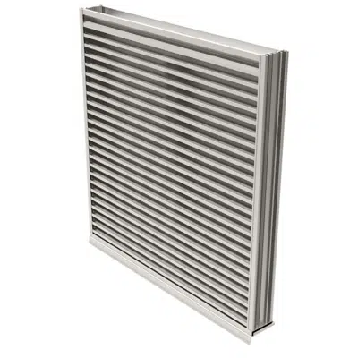 Image for Ruskin Wind-Driven Rain Resistant Extruded Aluminum Louver EME620DD