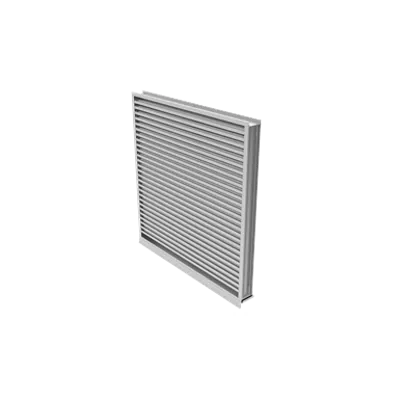 EME420MD Wind Driven Rain Resistant Stationary Louver için görüntü