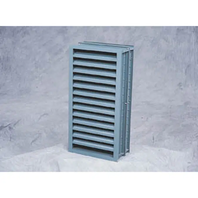 Ruskin Wind-Driven Stationary Drainable Louver EME820DD