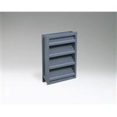 Ruskin Aluminum Stationary Drainable Louver ELF375DX图像