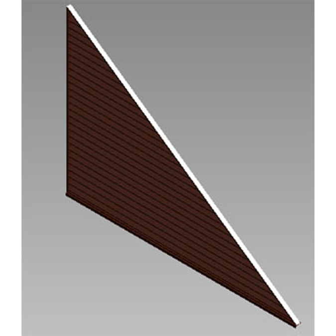 BIM objects - Free download! ELT: Stationary Louvers, Triangular And ...