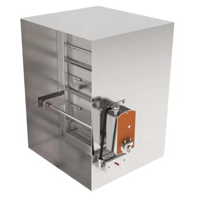 FSD37 1-1/2 hr V-Groove Blade Combination Fire/Smoke Damper