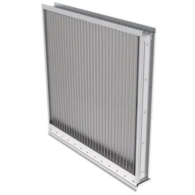 изображение для Wind Driven Rain Resistant Stationary Louver Miami Dade EME5625MDE