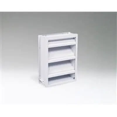 Image for Ruskin Miami-Dade County Approved Stationary Drainable Hurricane Louver ELF6375DXD