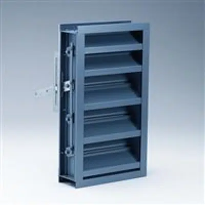 Obrázek pro Ruskin Extruded Aluminum - Drainable Combination Louver ELC445D