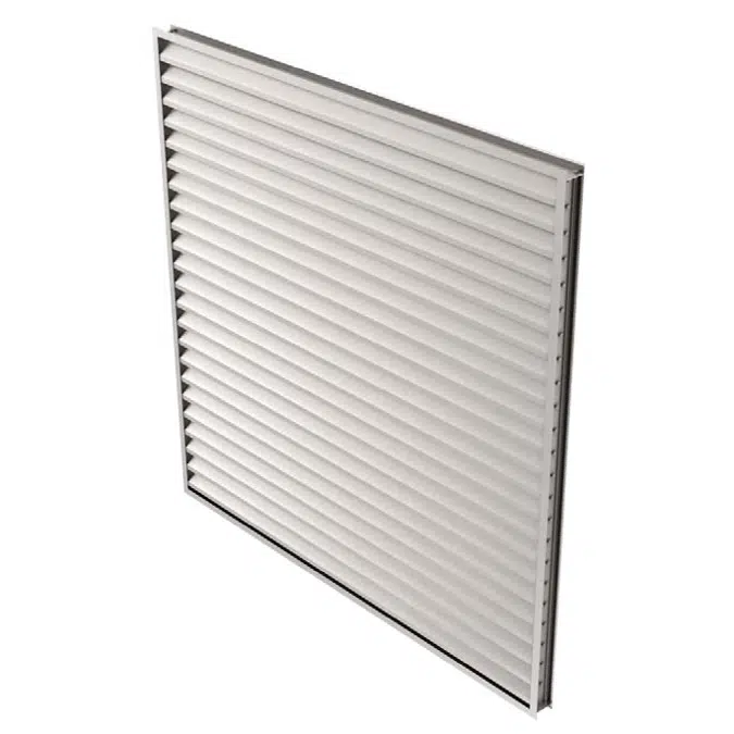 Ruskin Aluminum Stationary Sightproof Louver ELF22V