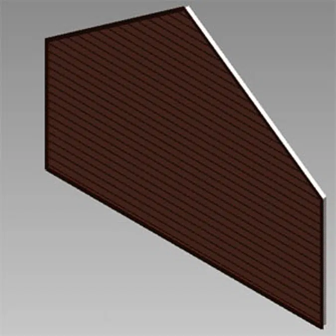 ELT: Stationary Louvers, Triangular And Trapezoidal Shapes, Extruded Aluminum, Shape - F