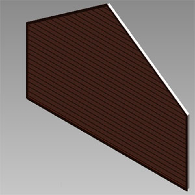 BIM objects - Free download! ELT: Stationary Louvers, Triangular And ...