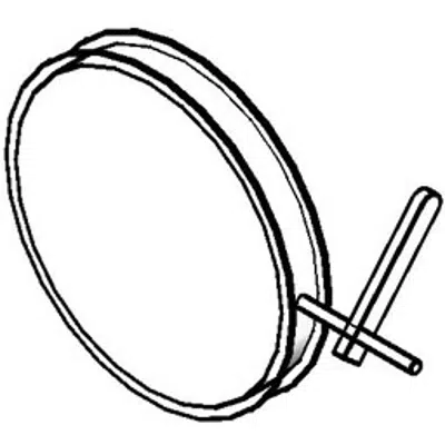 billede til Round Commercial Control Damper CDR25