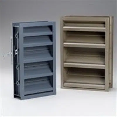 Image for Ruskin Extruded Aluminum - Adjustable Louver ELC6375X