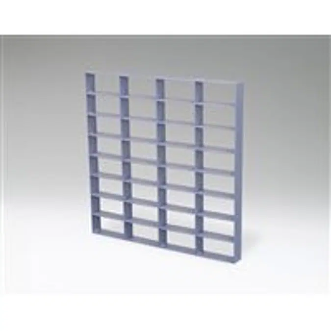 Ruskin Extruded Aluminum Eggcrate Horizontal Screen EG100