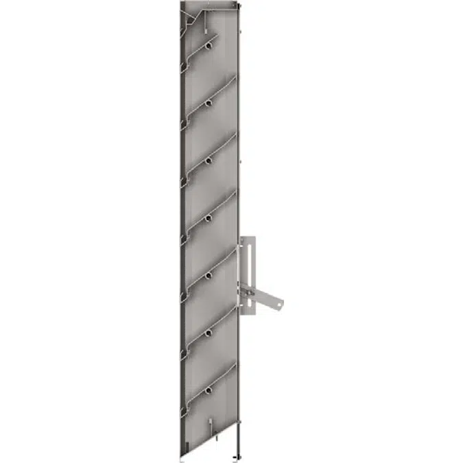 Ruskin Drainable Adjustable Warehouse Louver Extruded Aluminum ELM6DW