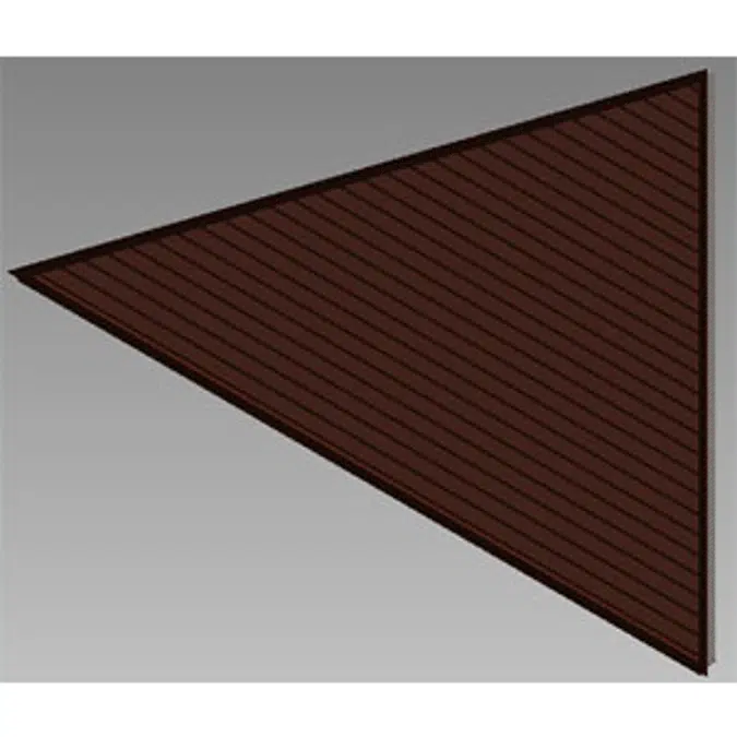 ELT: Stationary Louvers, Triangular And Trapezoidal Shapes, Extruded Aluminum, Shape - A