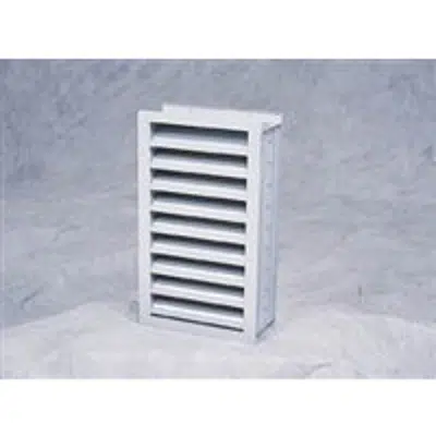 Image for Ruskin Aluminum Wind-Driven Stationary Louver EME520DD