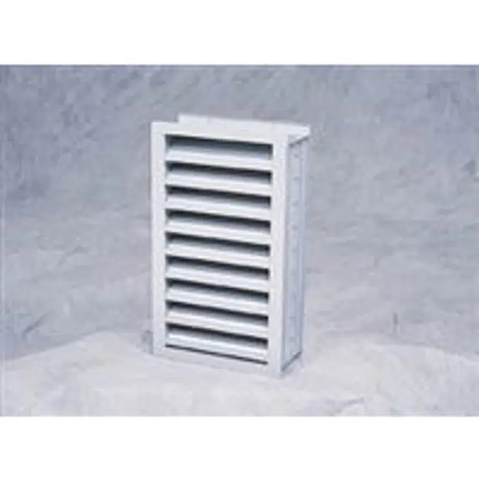 Ruskin Aluminum Wind-Driven Stationary Louver EME520DD