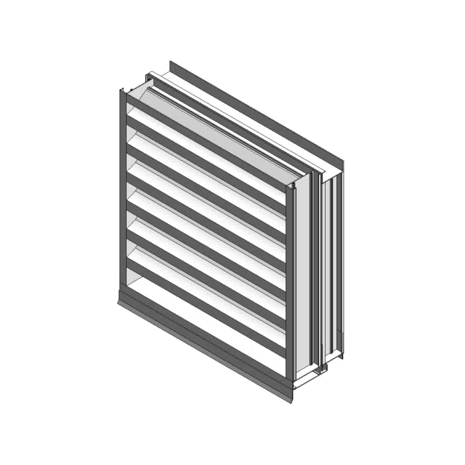 HZ700MD Extreme Performance Louver AMCA 540/AMCA 550 Miami Dade Approved