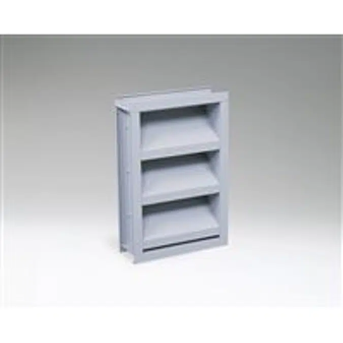 Ruskin Extruded Aluminum Automatic Intake Combination Louver-Damper ELBD812