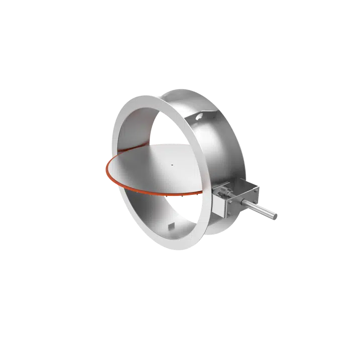 Ruskin BTR250 Round Bubble Tight Isolation Damper Rated to 10” WG and 4000 FPM