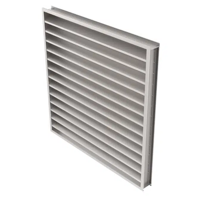 Ruskin Aluminum Stationary Louver ELF81S30