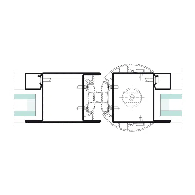 Jansen Economy 60 door anti-finger-trap